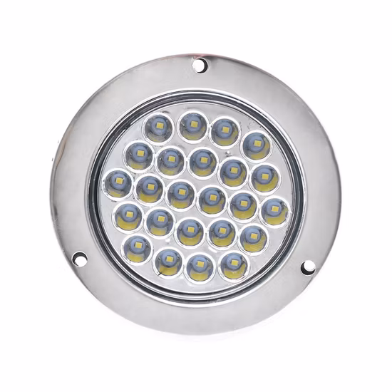 Luz de emergencia LED redonda de 4 
